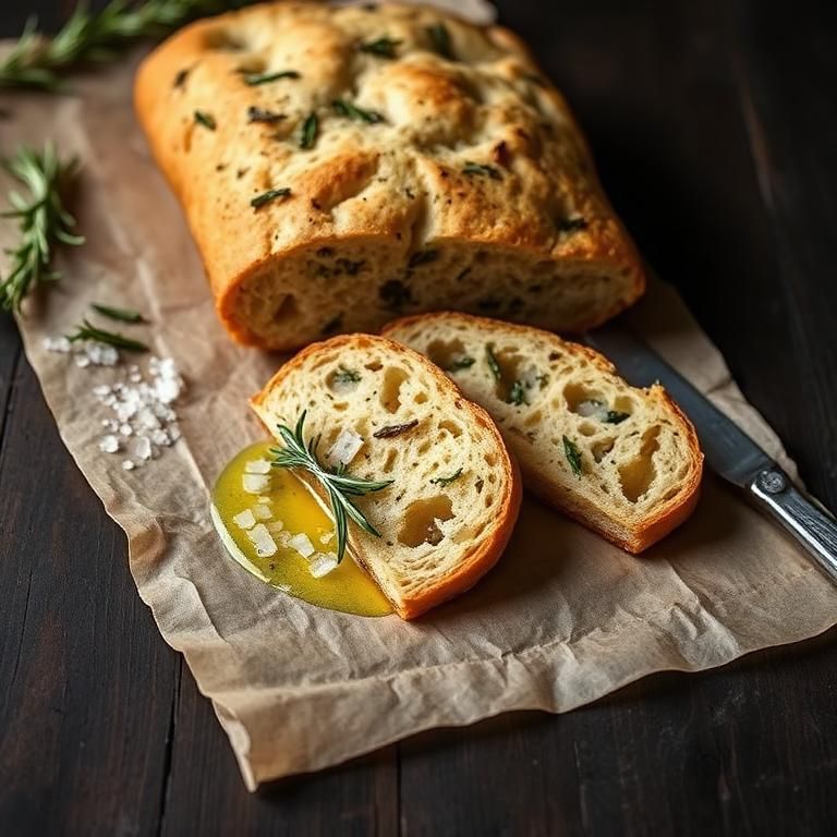 Focaccia à l'ail