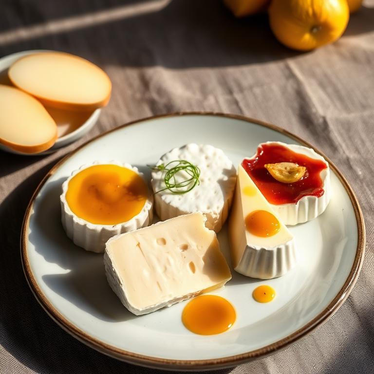 Assiette de fromages affinés