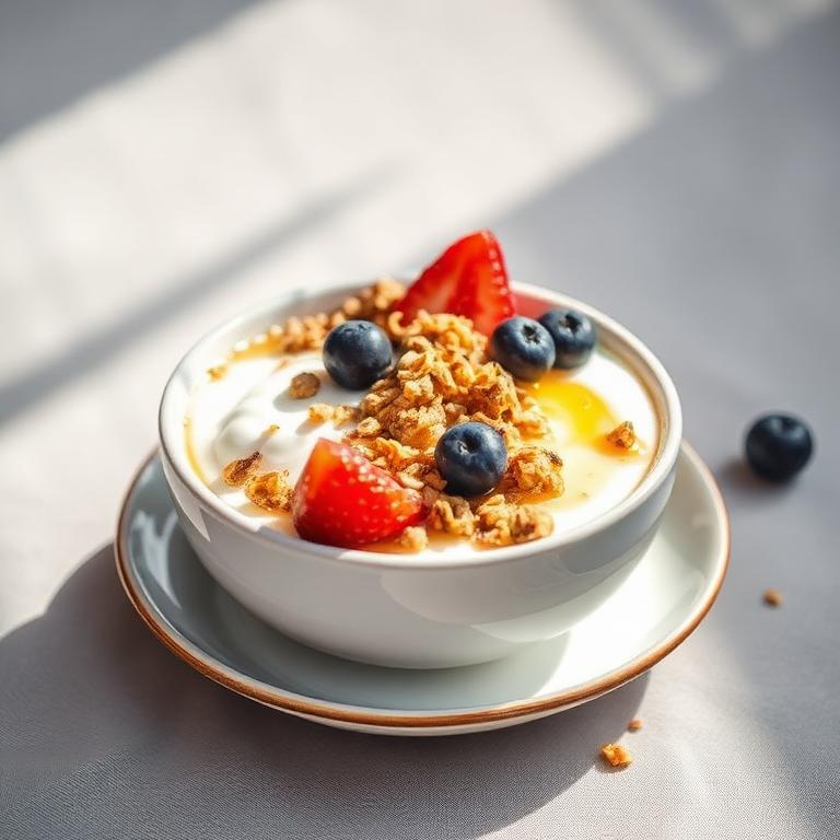 Granola maison & yaourt