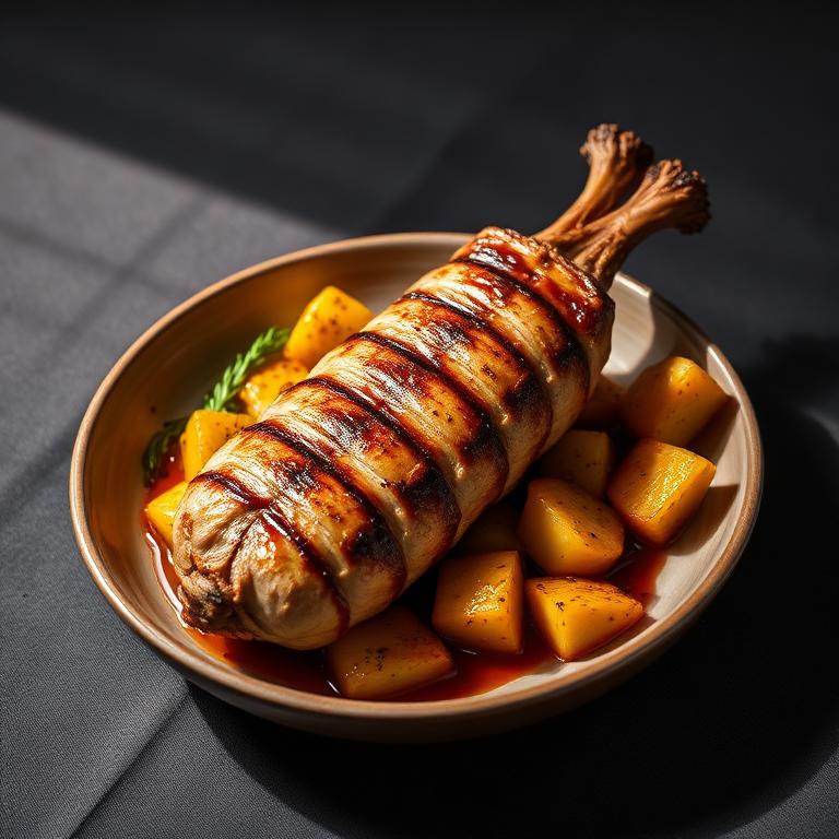 Poulpe grillé