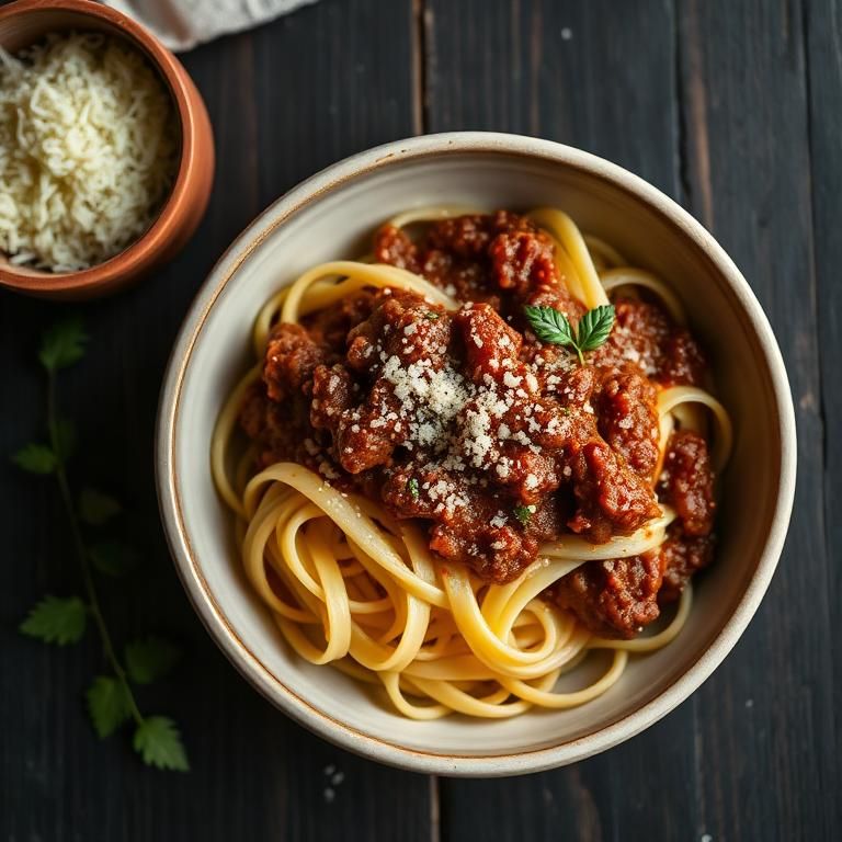 Tagliatelles au ragù