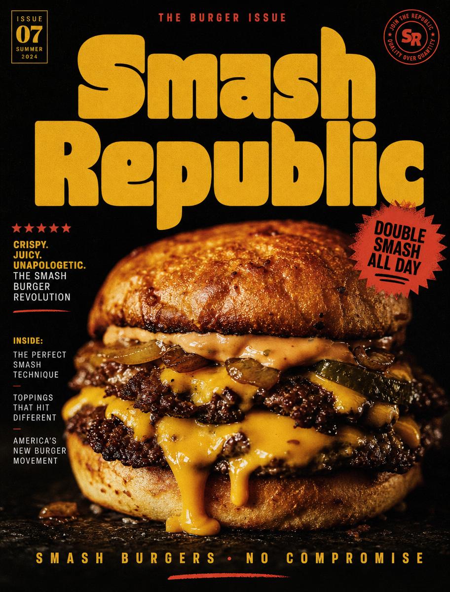Template Braisik — Noir profond et néon rouge grésillant. L'ambiance nocturne d'un smash burger sous néon.