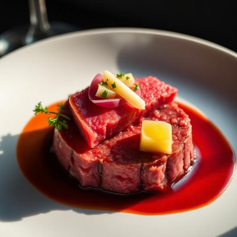Tartare de bœuf au couteau